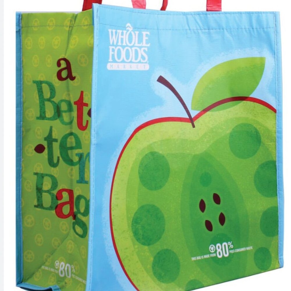 NWT Whole Foods Collectible Tote Bag - Set of Two